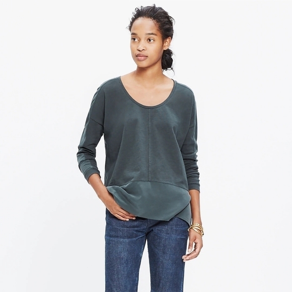 Madewell Tops - Madewell Silk Edge Dolman long sleeve tee